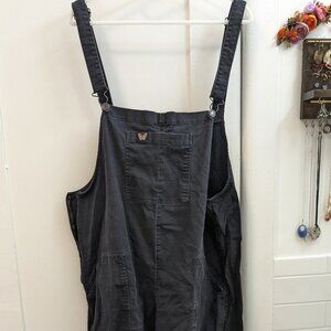 Large Girrlscout Billie Overalls in Black